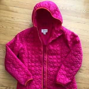 Girls XL EUC quilted Lands End Pirmaloft Coat